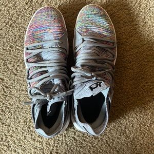 KD 10 Multicolor Basketball Shoes (Men’s Size 12)
